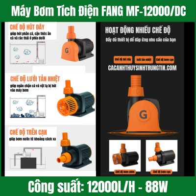 Máy bơm tích điện FANG MF-12000_DC