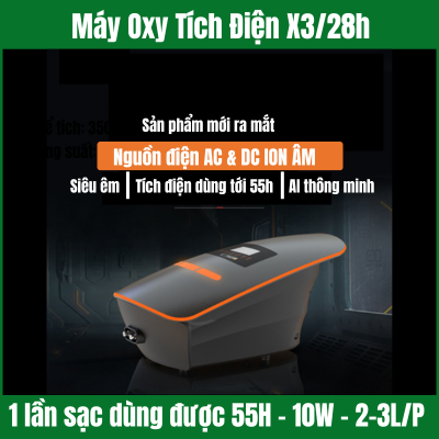 Máy Oxy Tích Điện X3_28h