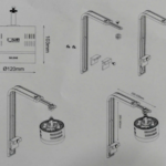 Kích thước đèn rọi selene Fang