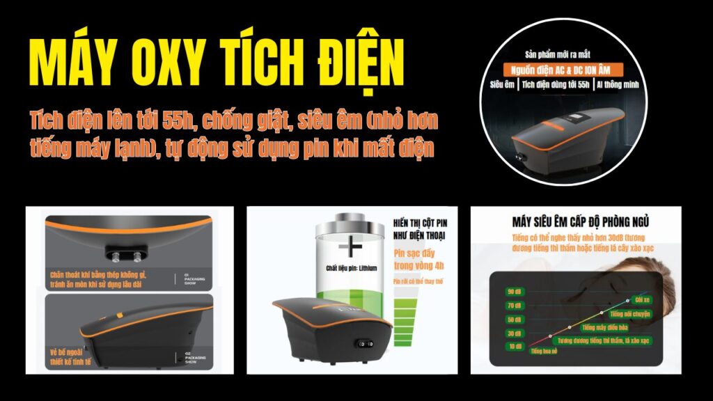 MÁY OXY TÍCH ĐIỆN