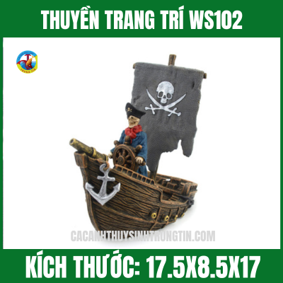 THUYỀN TRANG TRÍ WS102