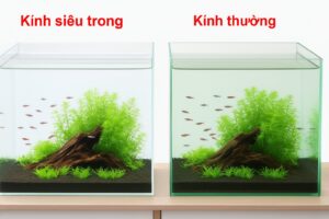 chọn hồ kính siêu trong hay hồ kính thường